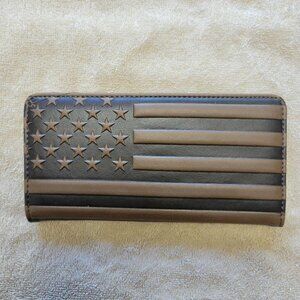 Montana West Men's Flag Wallet Leather